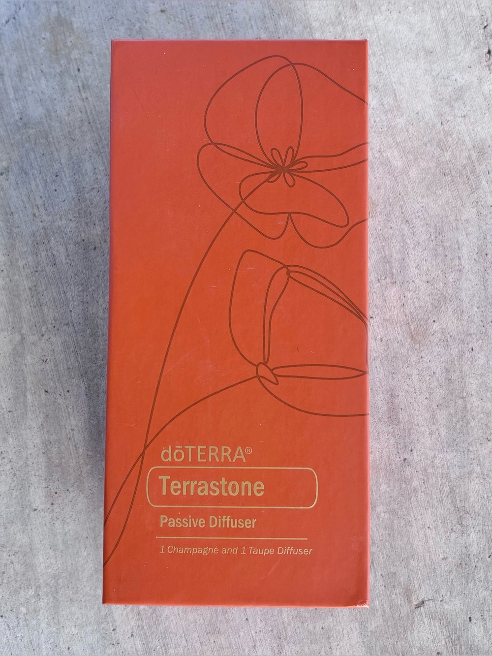doTERRA Terrastone Passive Diffusers Set of 2 Units Essential Oil Small Portable